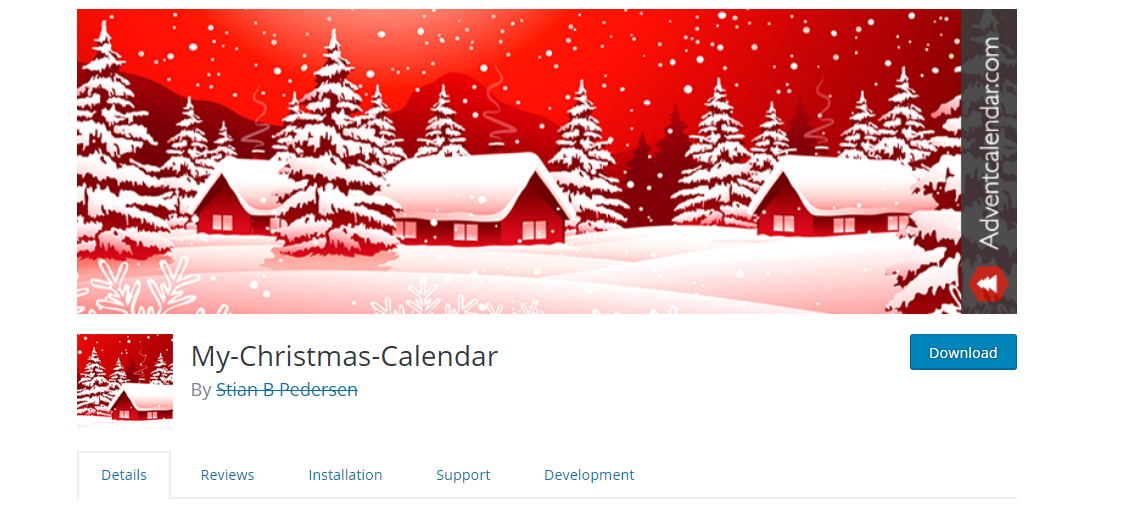 My Christmas Calendar WordPress Plugin