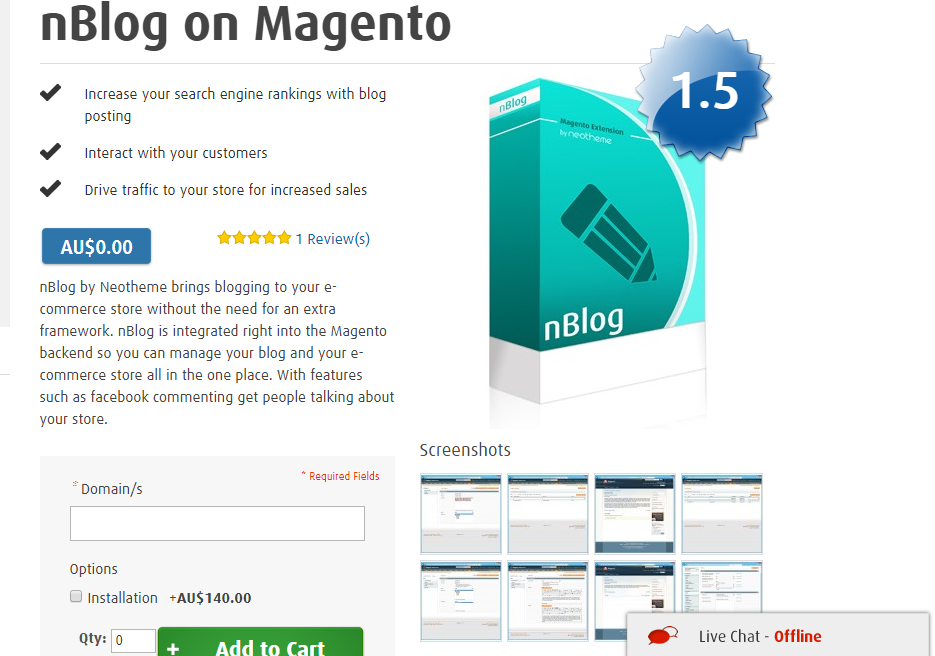 nBlog Magento Extension